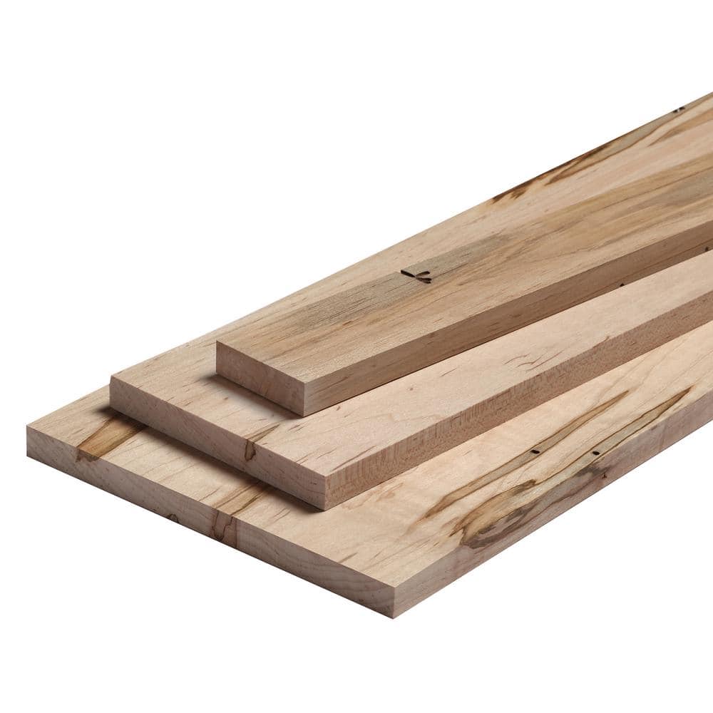 Ambrosia Maple 47.5" Unfinished Decorative Board Moulding