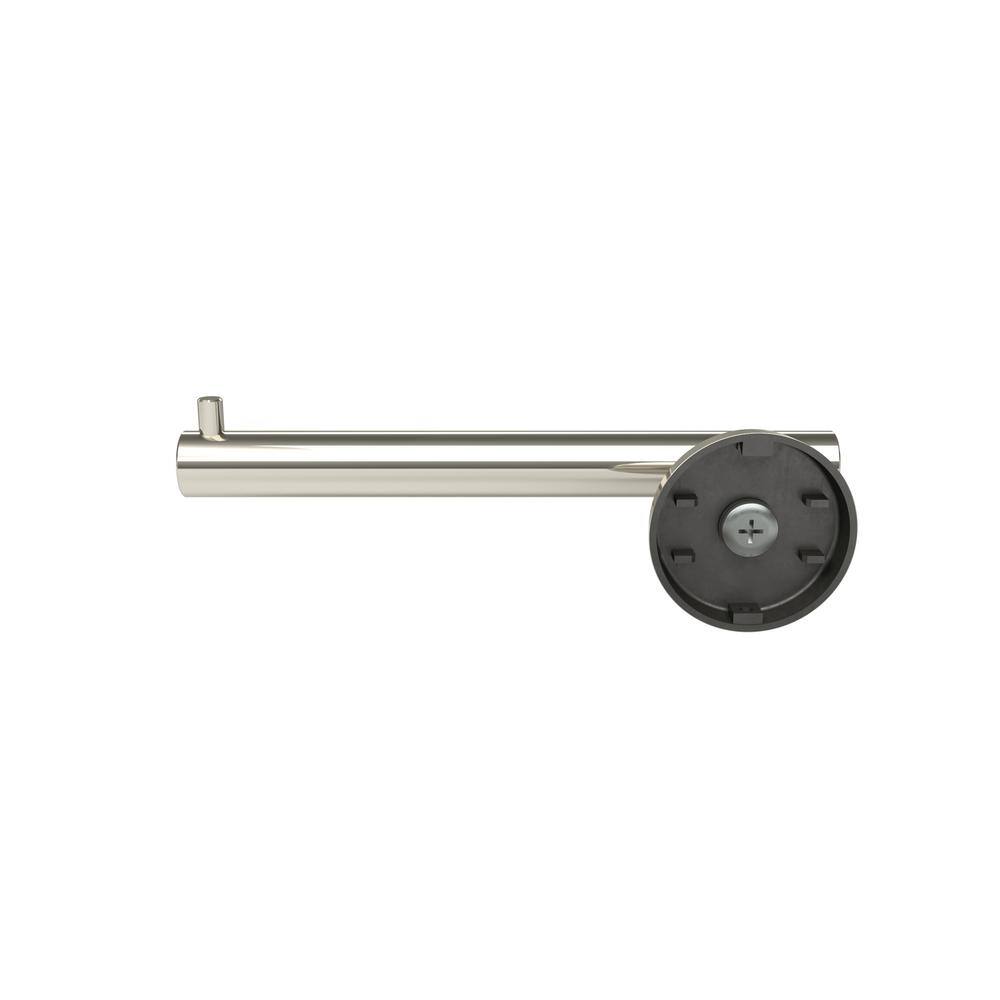Polished Stainless Steel Modern Single Post Toilet Paper Holder
