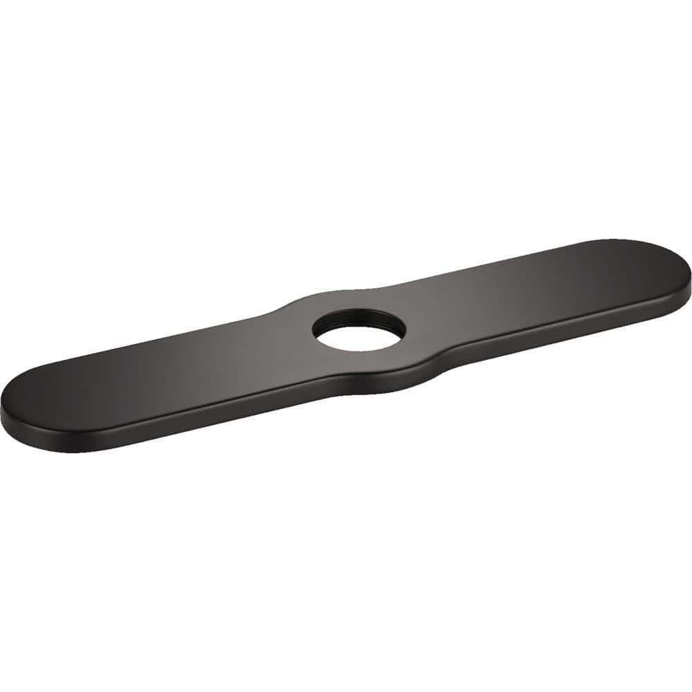 Hansgrohe Joleena 11 in. Base Plate in Matte Black