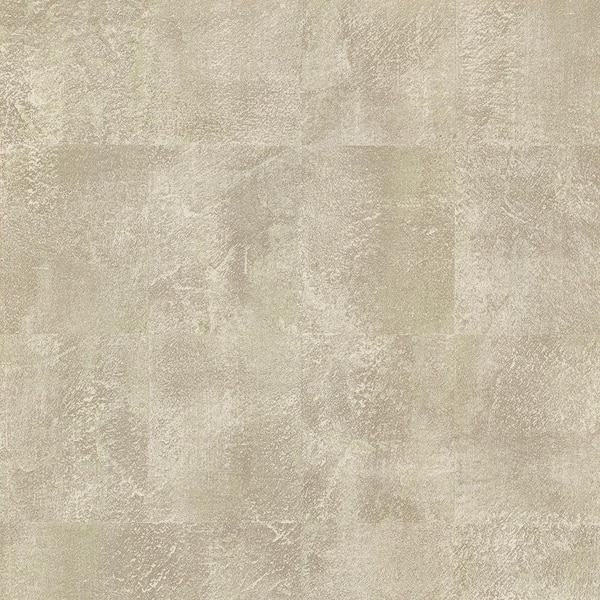 Brewster Azoic Gold Brushstroke Squares Gold/Cream Wallpaper Sample