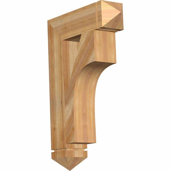 Ekena Millwork 6 in. x 36 in. x 24 in. Western Red Cedar Westlake Arts and Crafts Rough Sawn
