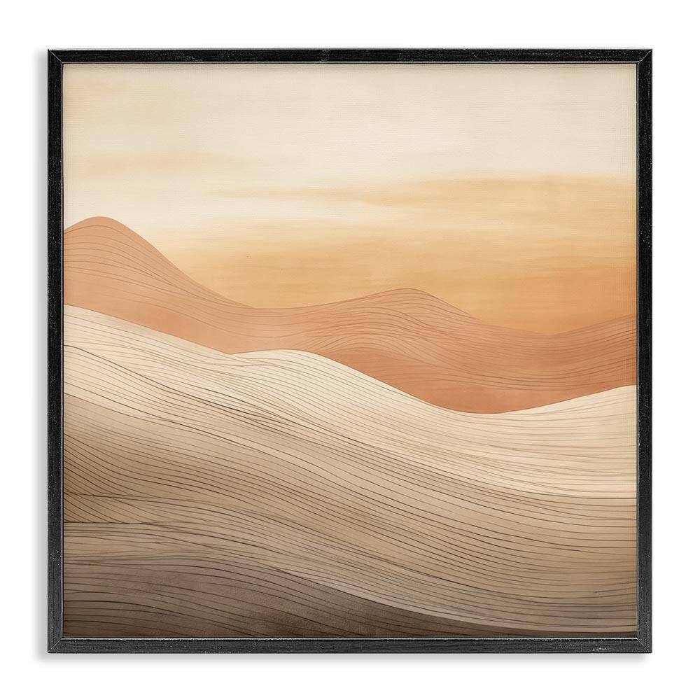 Ombre Desert Dunes by Irena Orlov Black Framed Nature Giclee Art Print 17 in. x 17 in. price history on PriceWatchPro