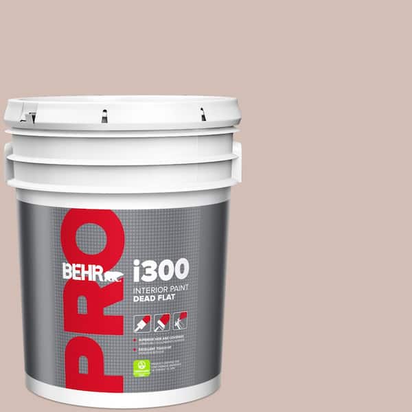 BEHR PRO 5 gal. #ECC-28-1 Summer Bloom Dead Flat Interior Paint