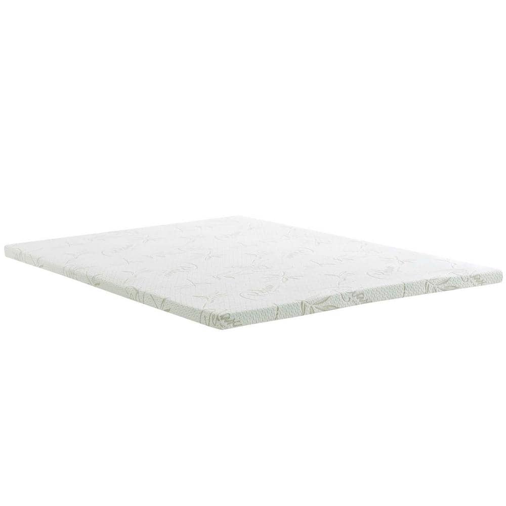 Modway Relax 2" Queen Gel Memory Foam Mattress Topper
