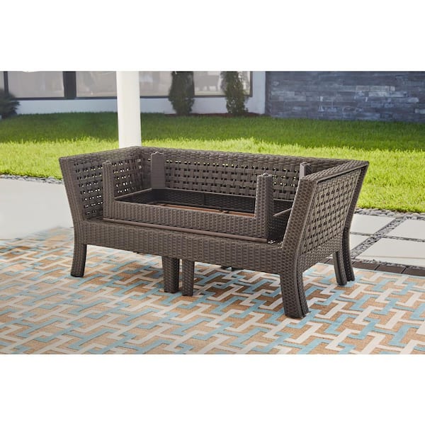 Hampton bay tyler steel shop wicker