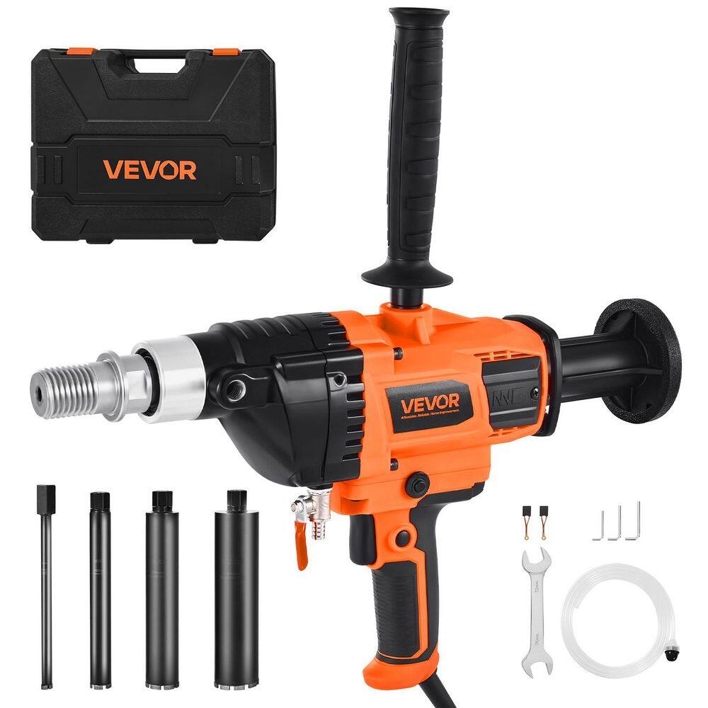 Diamond Core Drilling Machine, 0.8-6.3 in Drilling Range, Handheld Wet and Dry Concrete Drill with 4 Bits price history on PriceWatchPro