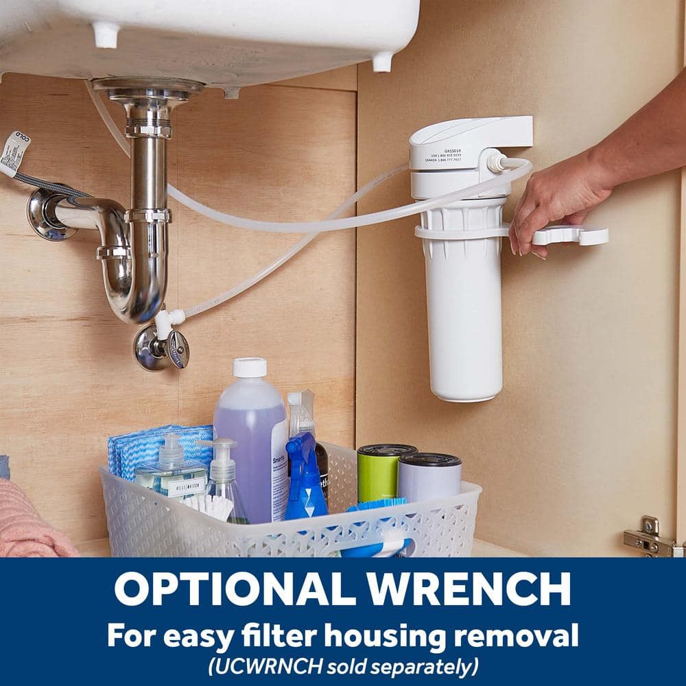 White Carbon Spun Fiber Under-Sink Water Filtration System