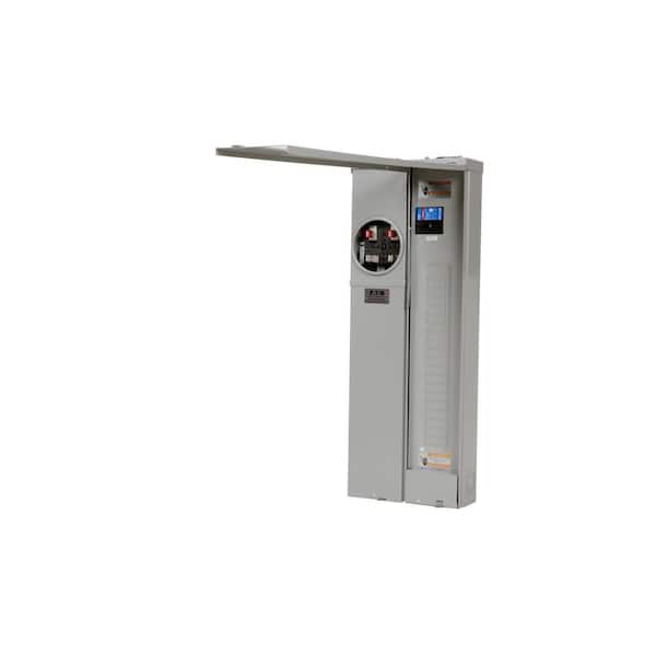 Eaton 200 Amp 120-Volt/240-Volt 20-Space 40-Circuit EUSERC BR Type Main Meter Breaker, Surface, SR