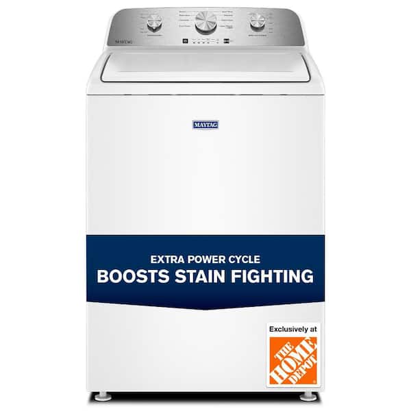 4.0 cu. ft. Top Load Washer in White with Extra Power Cycle