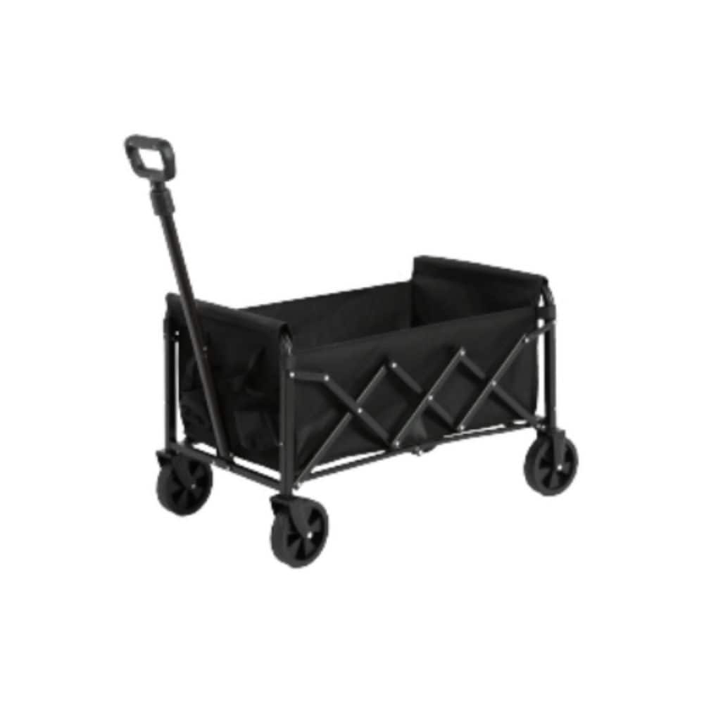 Dracelo Lightweight and Durable Folding Beach Cart with Wheels-Outdoor ...