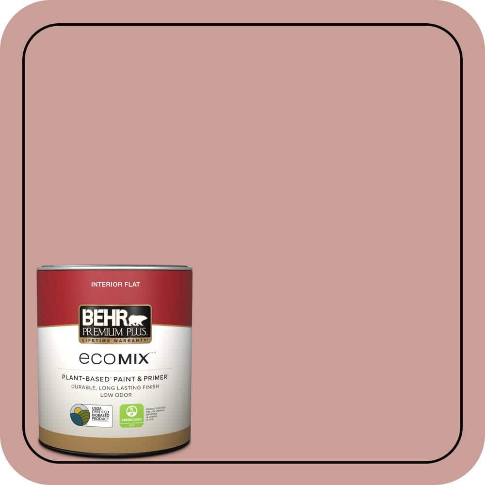1 qt. #170F-4 Fondue Flat EcoMix Plant-Based Interior Paint & Primer price history on PriceWatchPro