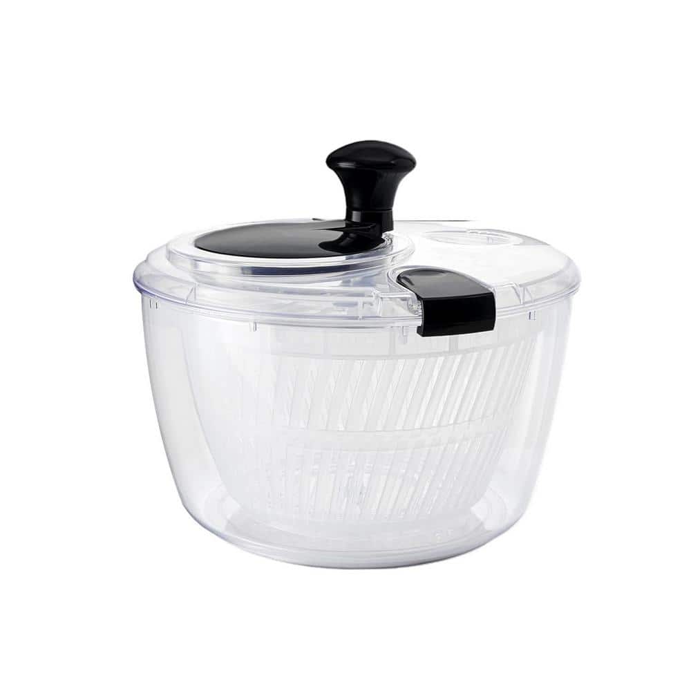 Large Salad Spinner Collander with Storage Lid, Drainer Bowl with 5.28 qt. 