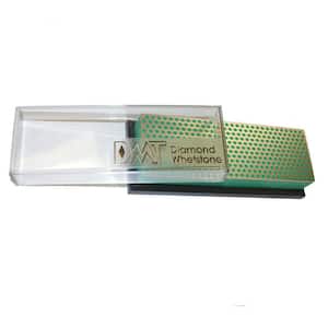 6 in. Diamond Whetstone Sharpener Extra-Fine with Plastic Box