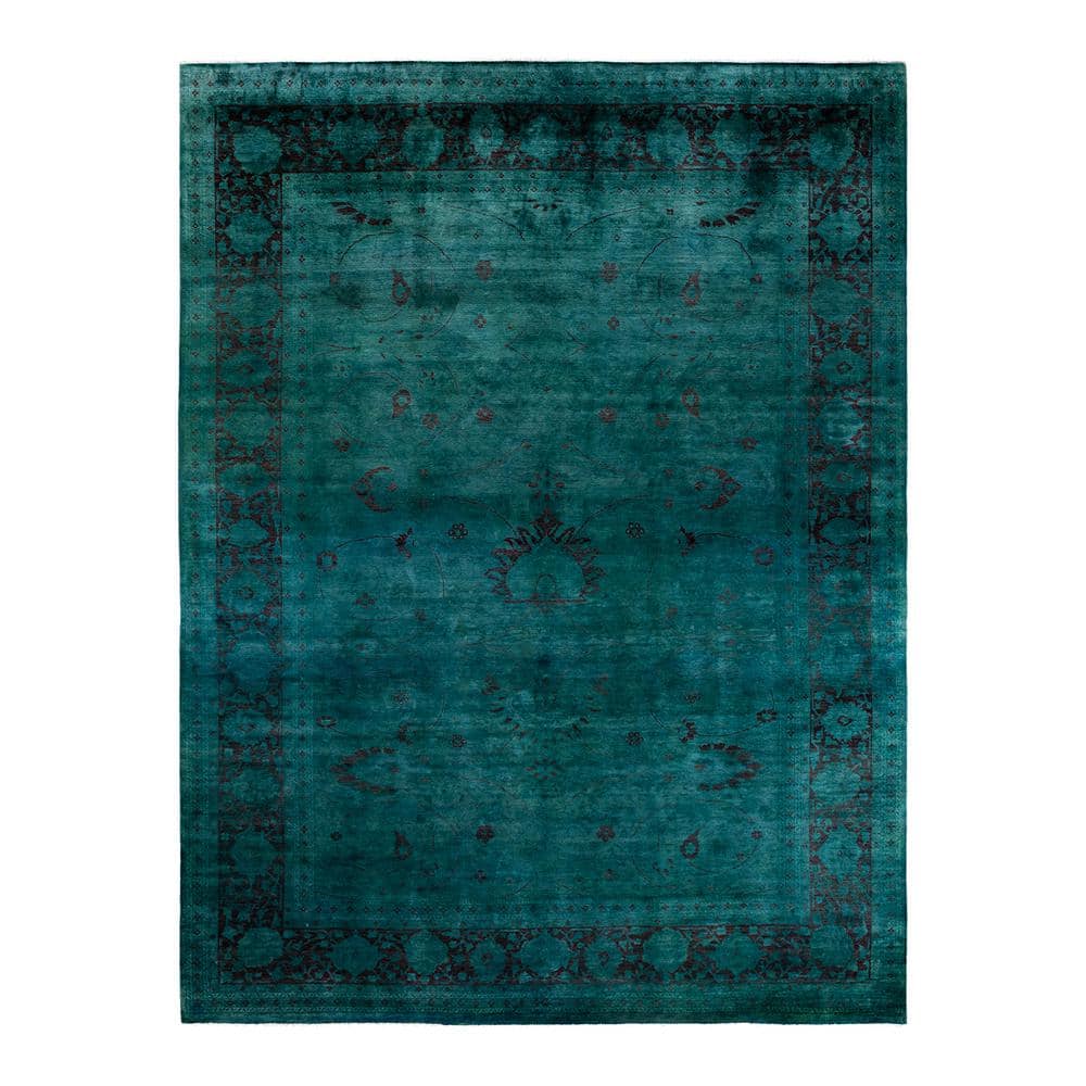 Fine Vibrance Green 9 ft. x 12 ft. Solid Wool Indoor Area Rug price history on PriceWatchPro