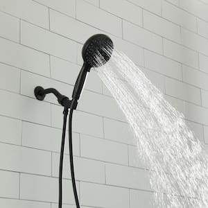5-Spray Patterns with 1.75 GPM 5 in. High Pressure Wall Mount Handheld Shower Head in Oil Rubbed Bronze