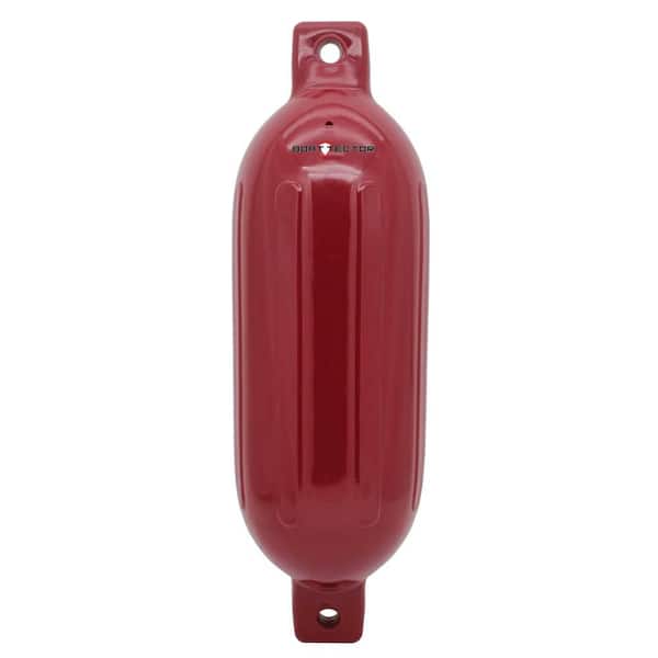 Extreme Max BoatTector Inflatable Fender - 8.5" x 27", Cranberry