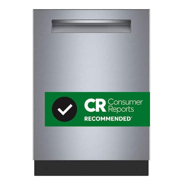 500 Series 24 in. Stainless Steel Top Control Tall Tub Pocket Handle Quietest 44 dBA Dishwasher with Stainless Steel Tub