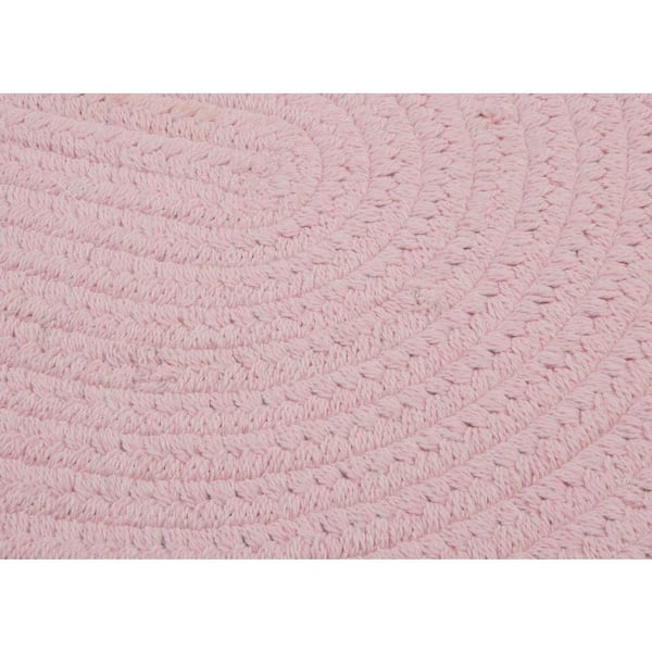 Edward Pink 2 ft. x 12 ft. Braided Runner Rug