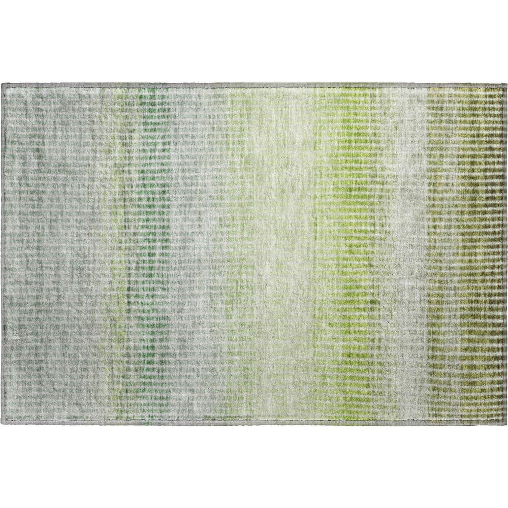 Mayfield Premium Machine Washable Abstract AMF2313 Olive 2 ft. x 3 ft. Accent Rug price history on PriceWatchPro