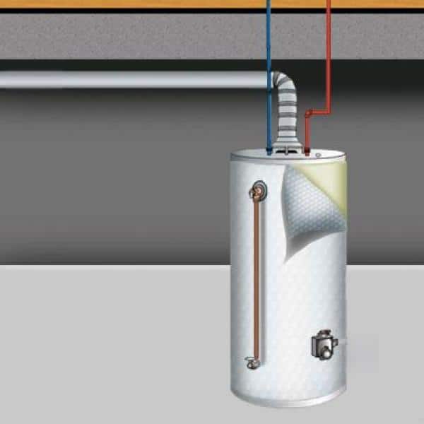 G.) Adjust water heater temp and install insulation blanket 