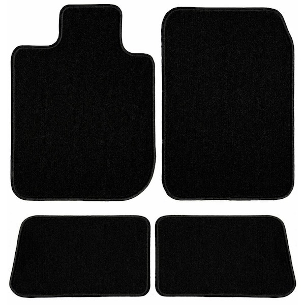 GGBAILEY Mercedes-Benz C-Class (Convertible) Black Classic Carpet Car Mats/Floor Mats, Custom Fit For 2015-2020 (4-Piece)