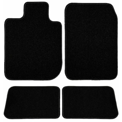 2003 2001 Passenger & Rear Floor 2002 2004 Subaru Legacy Sedan Black with Red Edging Driver GGBAILEY D3753A-S1A-BLK_BR Custom Fit Car Mats for 2000 