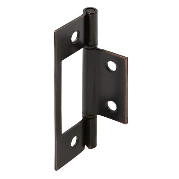 Bi-fold Door Non-Mortise Hinge, Bronze (Single Pack)