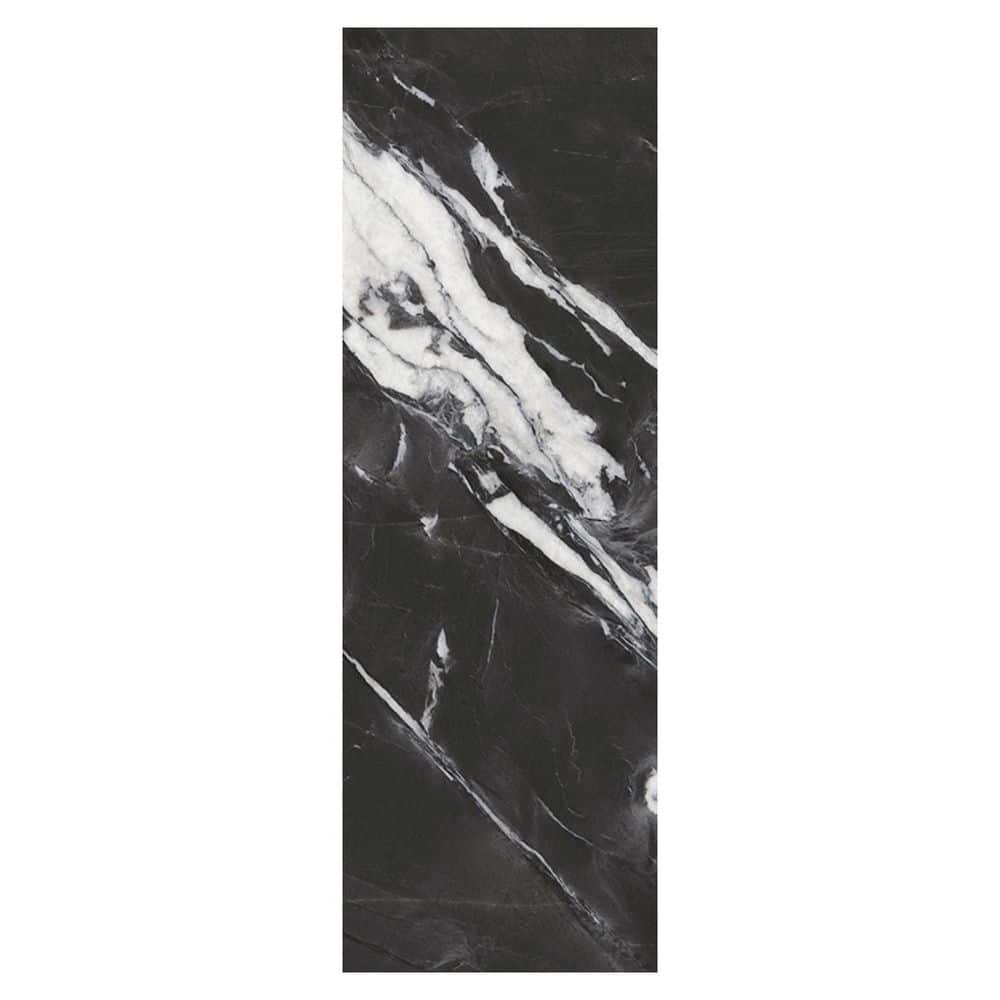 Spanish Mirage 4 in. x 12 in. x 9mm Marble Porcelain Floor and Wall Tile Black Sample price history on PriceWatchPro