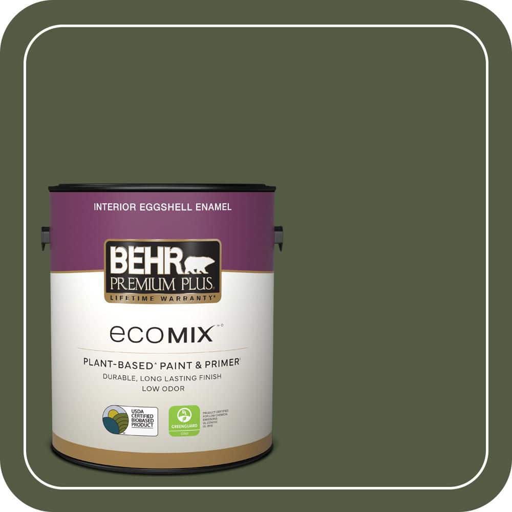 1 gal. #MQ6-54 River Forest Eggshell Enamel EcoMix Plant-Based Interior Paint & Primer price history on PriceWatchPro