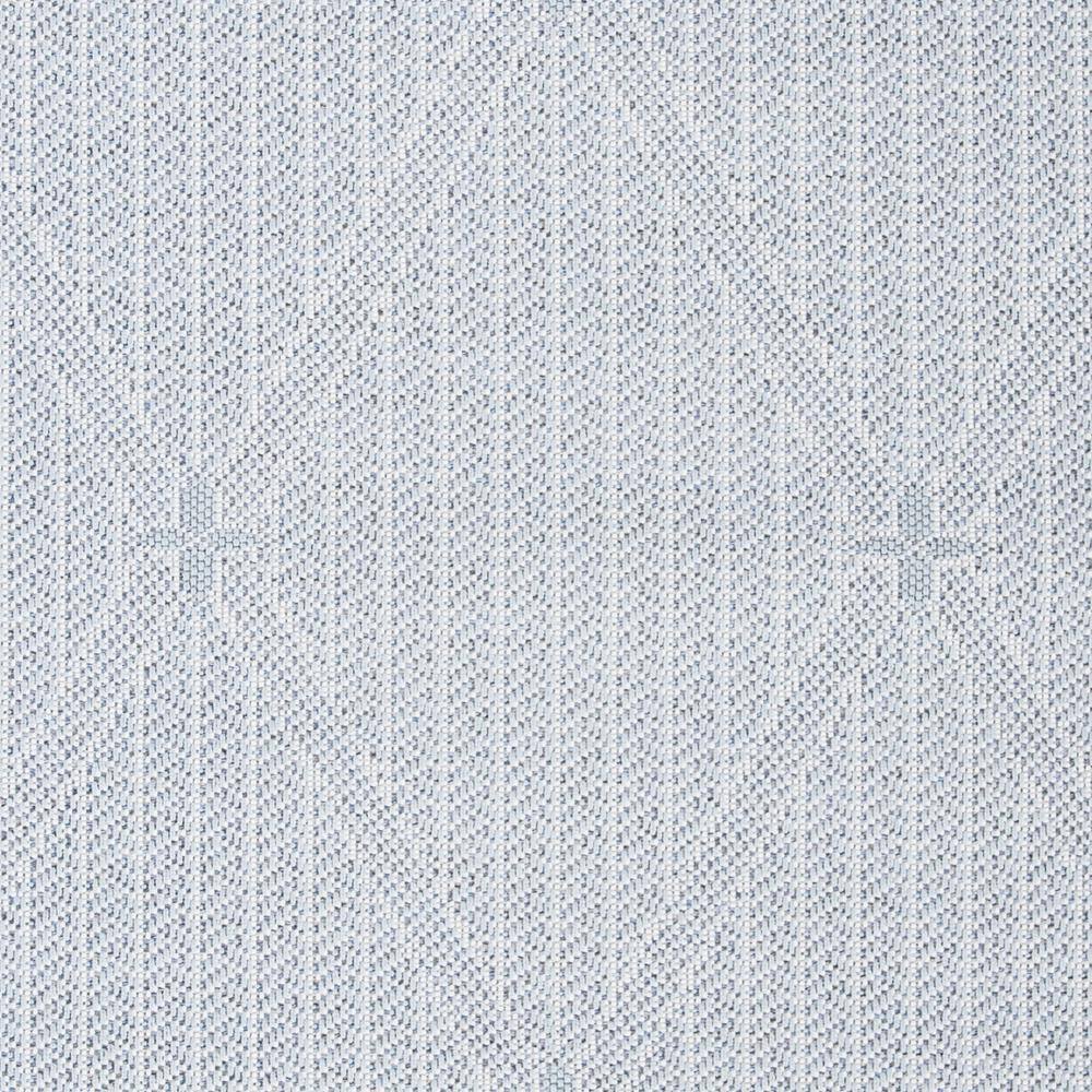 Light Blue/Ivory Synthetic 78'' Square Easy-Care Area Rug