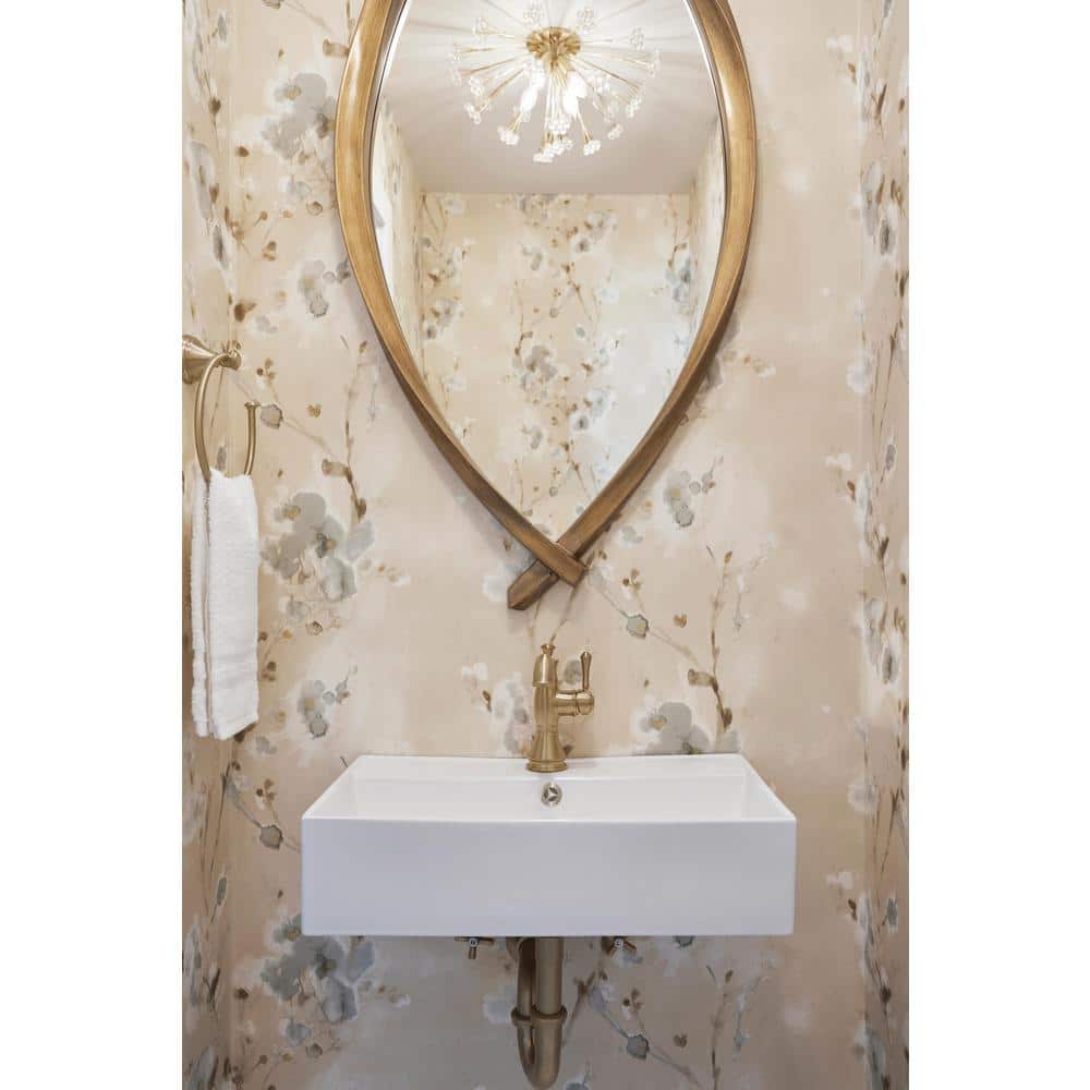 Champagne Bronze Single Handle Bathroom Faucet
