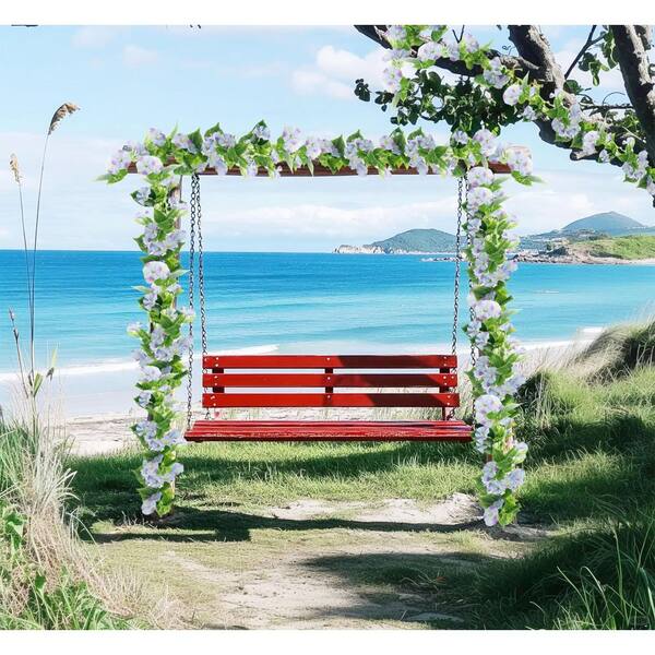 5.91 in. Artificial Blue Color Family Indoor/Outdoor Morning Glory