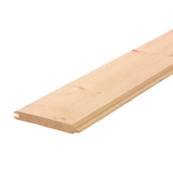 Pattern Stock Tongue and Groove Board (Common: 1 in. x 8 in. x 8 ft.;  Actual: 0.656 in. x 7.125 in. x 96 in.) 715845 - The Home Depot