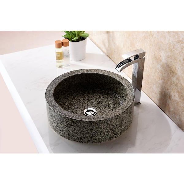 ANZZI Twin Vessel Sink in Desert Black ANZZI Twin Vessel Sink in Desert Black
