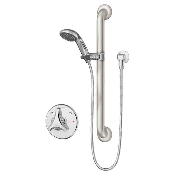 Symmons Origins 1-Handle Wall-Mounted Hand Shower Trim Kit in Polished Chrome (Valve Not Included)