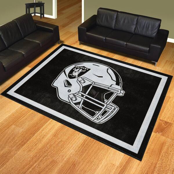 Fanmats Las Vegas Raiders 5ft. x 8 ft. Plush Area Rug