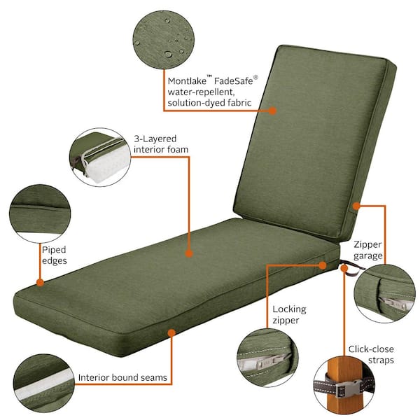 80 inch chaise lounge cushion sale