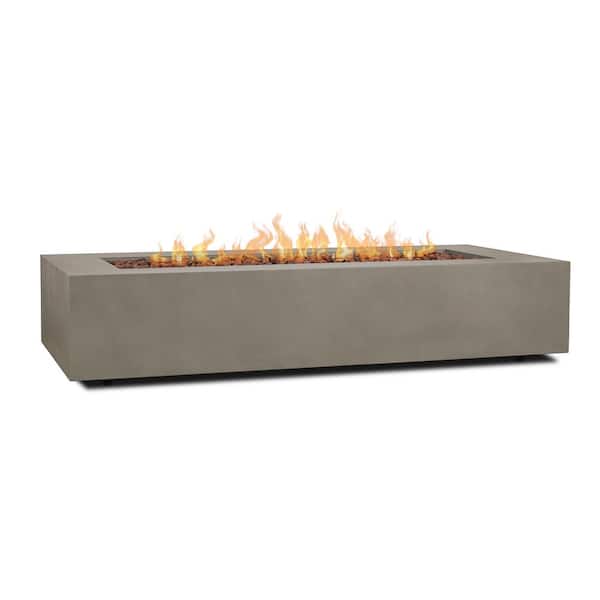 Real Flame Aegean 70 In L X 32 W, Del Mar Fire Pit Table