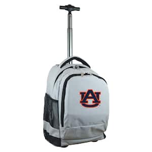 NCAA Auburn 19 in. Gray Wheeled Premium Backpack