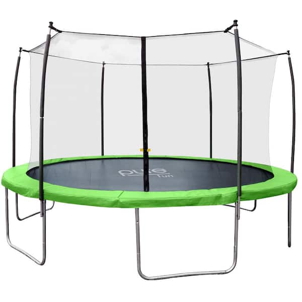 Pure Fun Dura-Bounce 15 ft. Outdoor Trampoline Set