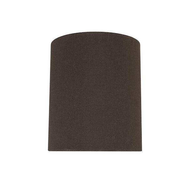 Aspen Creative Corporation 6.5 in. x 7.5 in. Dark Brown Hardback Empire Lamp Shade