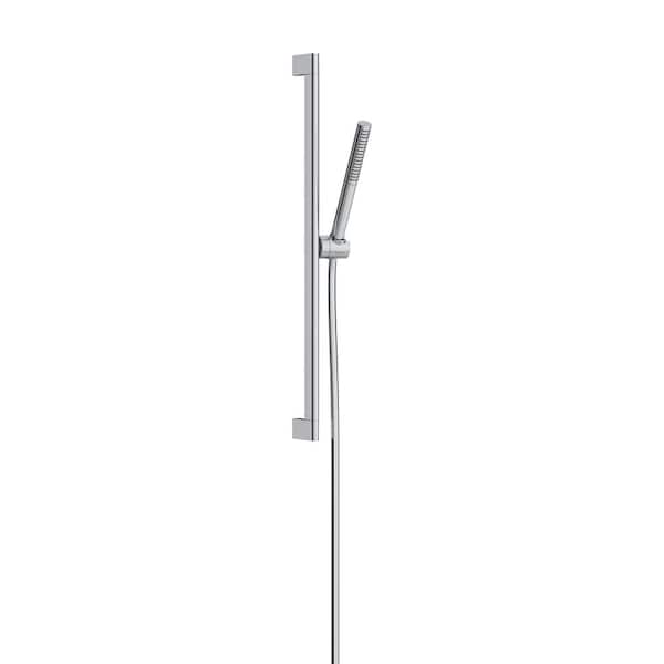 Hansgrohe Pulsify S 1-Spray Wall Bar Shower Set in Chrome