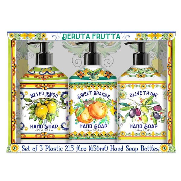 Photo 1 of 3 x 21.5 oz. Deruta Frutta Hand Soap Set