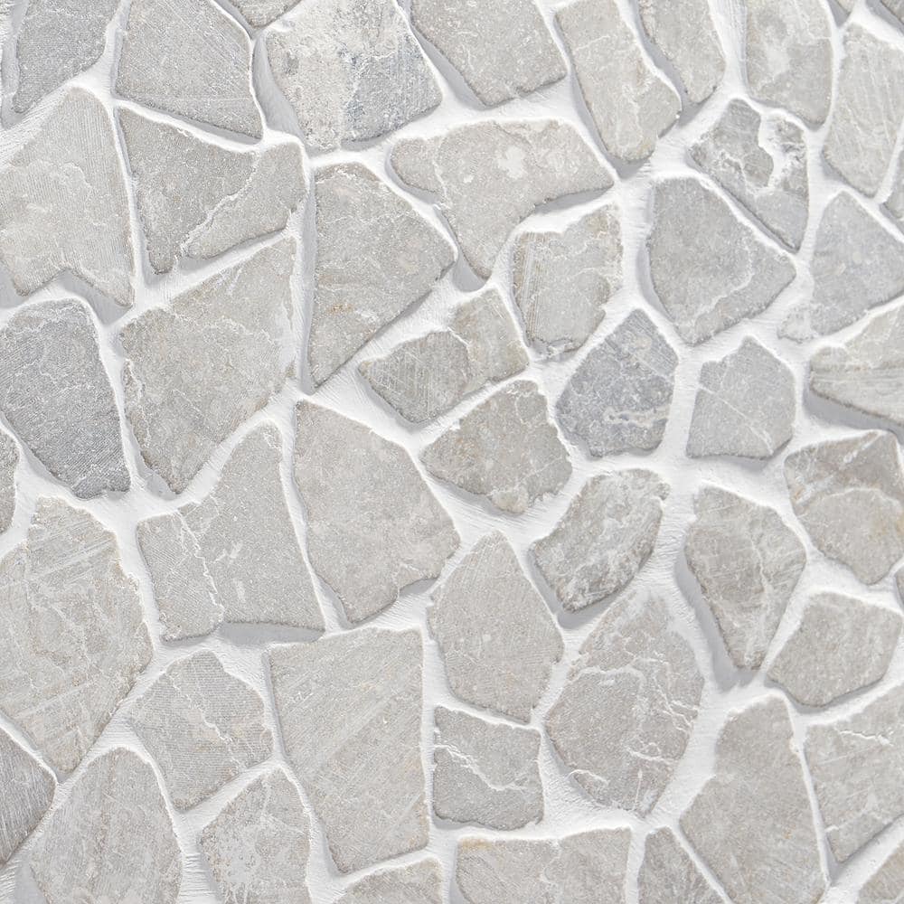 Ivy Hill Tile Countryside Tumbled 11.81 in. x 11.81 in. Gray Floor and Wall  Mosaic (0.97 sq. ft. / sheet) EXT3RD105042 - The Home Depot