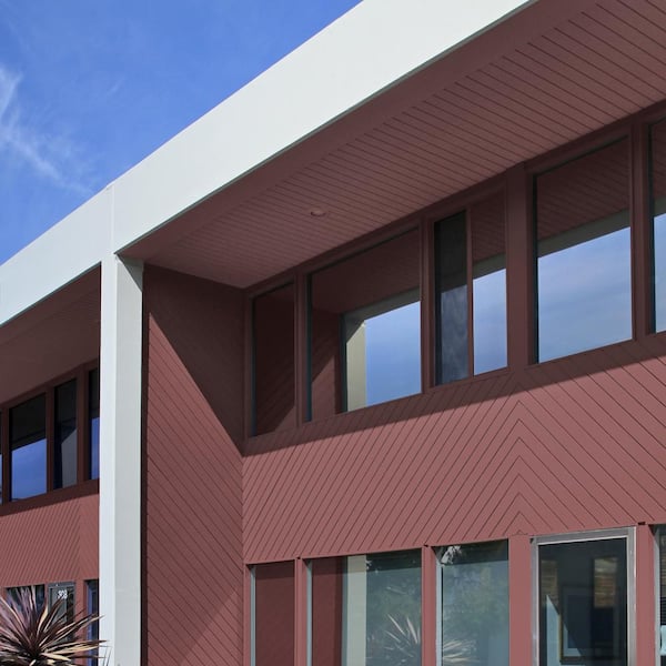 5 gal. #PPU1-10 Forbidden Red Satin Enamel Exterior Paint