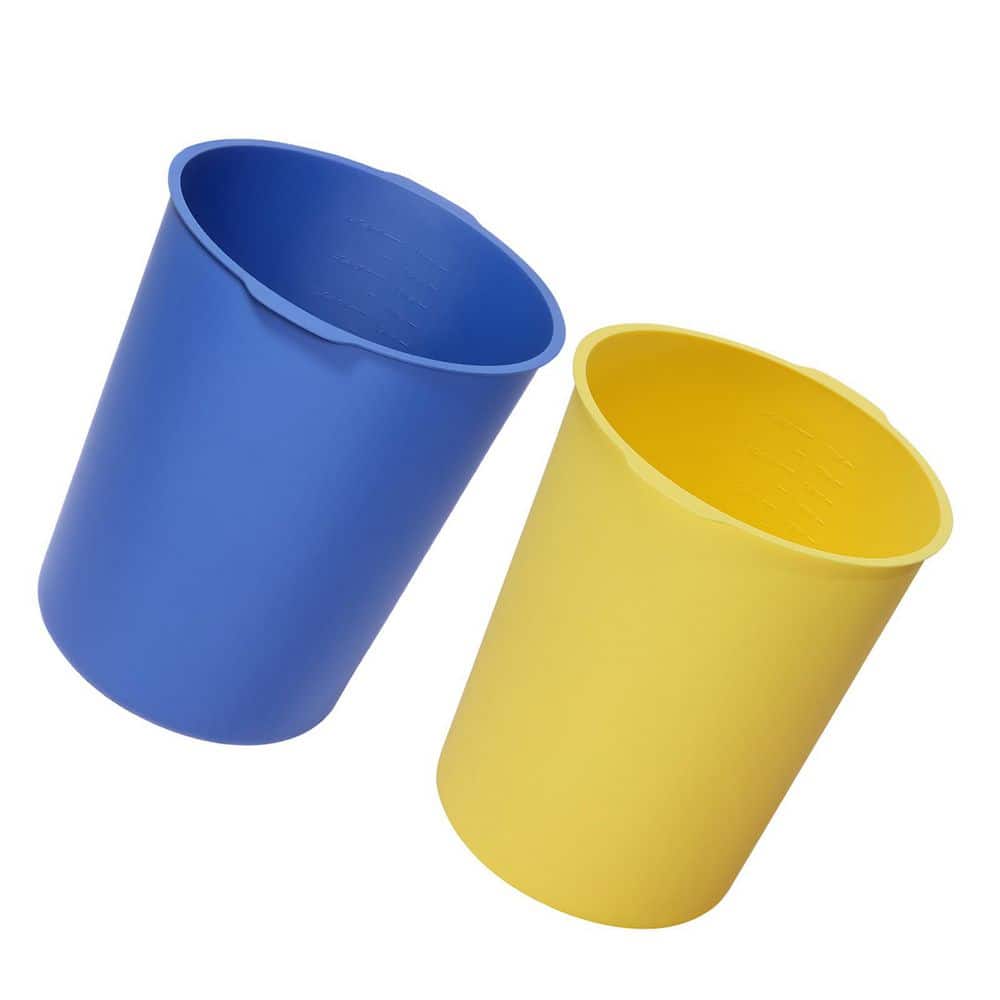 2 Pcs 5 Gal. Silicone Bucket Liner for Concrete Thinset Paint Mixing Heavy Duty Insert Blue Yellow 2025 update price history on PriceWatchPro