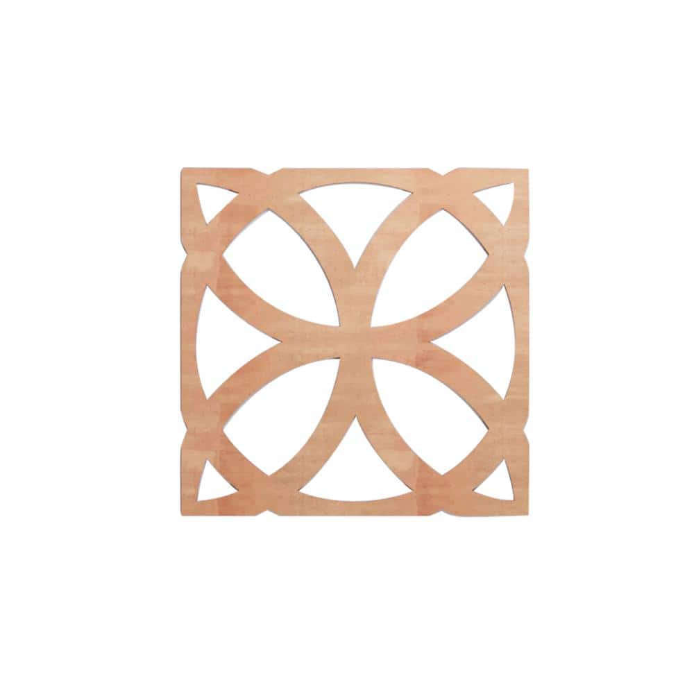 15-3/8 in. x 15-3/8 in. x 1/4 in. Cherry Medium Daventry Decorative Fretwork Wood Wall Panels (10-Pack) price history on PriceWatchPro