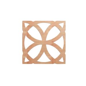 15-3/8 in. x 15-3/8 in. x 1/4 in. Cherry Medium Daventry Decorative Fretwork Wood Wall Panels (10-Pack)