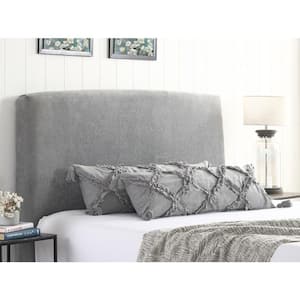 Ruffled Diamond Collection Gray 100% Cotton 12 in. x 36 in. Rectangle Decorative Pillow