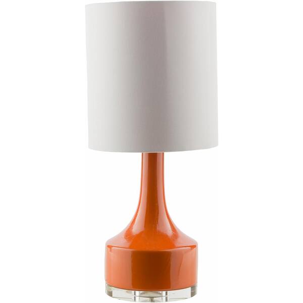 bright orange lamp